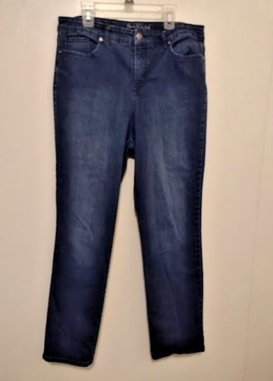 Gloria Vanderbilt Rail Straight Leg Womens size 10 Medium Blue Denim Jeans